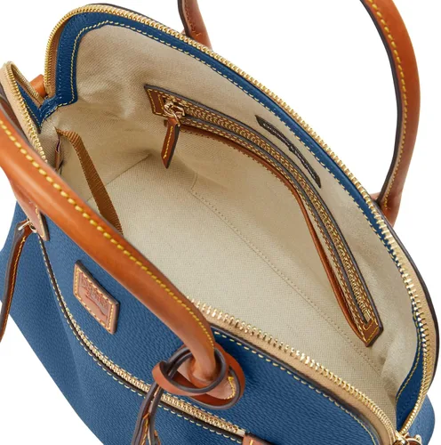 Vista 3 de Dooney & Bourke Bolso de mano, bolso grande con cúpula de grano de guijarros, Jeans