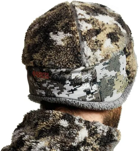 Vista 3 de Sitka Fanatic WS - Gorro de punto con diseño de Optifade Elevated II-ML, Elevated II