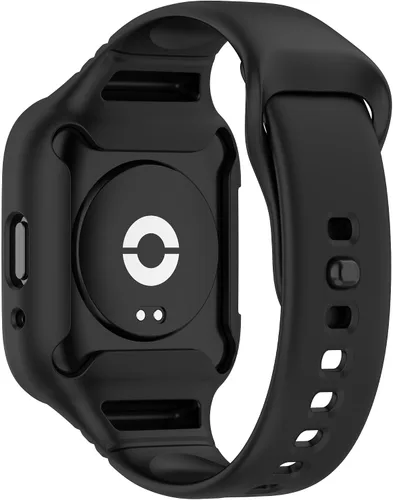 Vista 5 de Compatible con Redmi Watch 3 Active/Watch 3 Lite correas con funda antigolpes, correa deportiva de repuesto ajustable de silicona para Redmi Watch 3