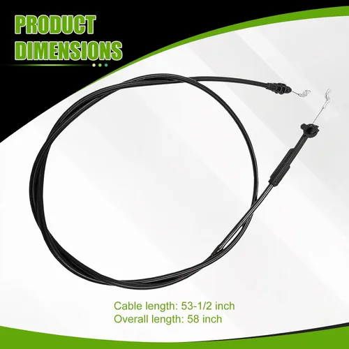 Vista 5 de 104-8676 Cable de freno para cortadoras de césped recicladoras Toro de 22 pulgadas Compatible con 20013, 20014, 20017, 20018, 20031, 20041, 20047