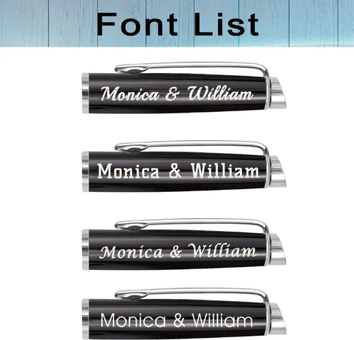 Vista 5 de Bolígrafos personalizados, bolígrafo grabado para hombres, bolígrafos de tinta de gel personalizados, bolígrafo de escritura regalo para graduación