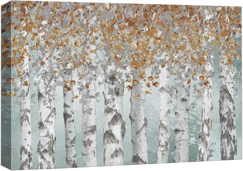 Vista 37 de wall26 - Paisaje rústico de montaña sobre un fondo de madera - Arte en lienzo para el hogar - 12 x 18 pulgadas