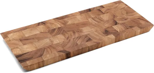 Vista 3 de Ironwood Bowery - Tabla de queso y embutidos de grano final, tamaño único, madera de acacia Madera clara