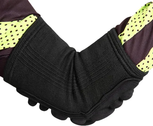 Vista 4 de Codera deportiva para mujer y hombre, protectores de apoyo transpirable, protector de manga de compresión de gel de silicona, coderas de brazo