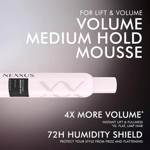 Vista 4 de Nexxus Styling - Mousse para cabello con volumen para sujeción media, 10.6