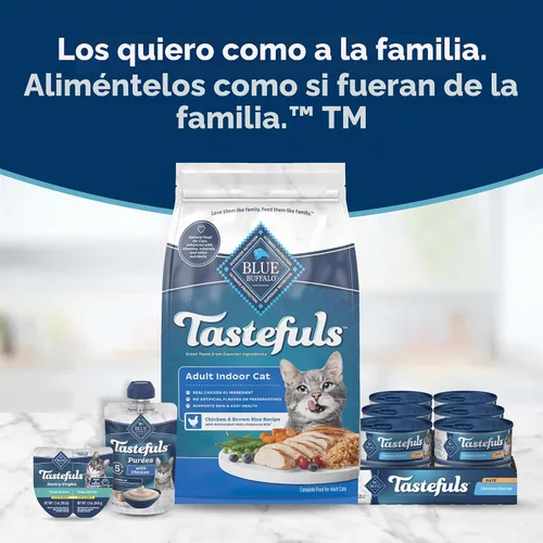 Vista 9 de Blue Buffalo Tastefuls - Paquete variado de alimentos húmedos para gatos