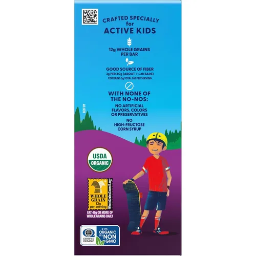 Vista 13 de Clif Kid ZBar Zbar - Barras de chocolate con chispas de chocolate - Barritas energéticas horneadas suaves - Sin OMG - 0.42 oz de granos enteros