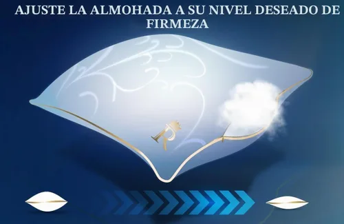 Vista 3 de Royal Therapy Juego de 2 almohadas tamaño Queen – Almohadas, almohada de dormir de lado – Almohada de plumón alternativa ajustable, almohadas