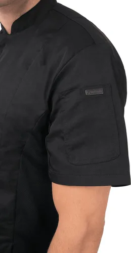 Vista 3 de Chef Works Abrigo de chef Bristol Signature Series para hombre