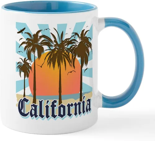 Vista 73 de CafePress Taza de café de cerámica de 11 oz (11.0 fl oz) de San Francisco Blanco - Taza San Francisco