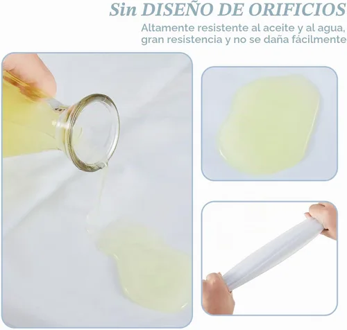 Vista 3 de Hercicy 20 delantales de plástico resistente para adultos, vinilo transparente de 43 pulgadas One Size Fits Most Adults,Durable PVC