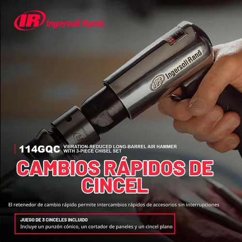 Vista 4 de Martillo neumático Ingersoll Rand 114GQC