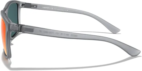 Vista 3 de MERRY'S Gafas de sol deportivas polarizadas rectangulares para hombres y mujeres, ciclismo, conducción, pesca, protección UV400, S8225