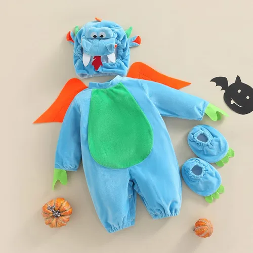 Vista 6 de Disfraz de tigre para bebés y niñas disfraz de tigre para Halloween Acción de Gracias Navidad dibujos animados animales de tigre trajes de cosplay