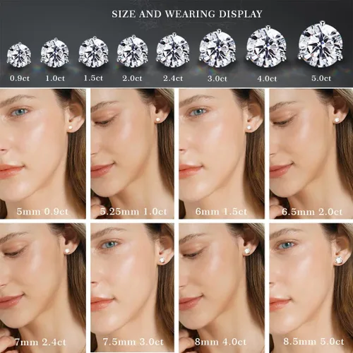 Vista 6 de Aretes tipo dormilona Stunning Flame de plata chapada en oro de 18 quilates y con diamantes de imitación en circonia cúbica