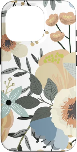 Vista 20 de iPhone 16 Boho Wildflower Garden Earth Tone Botanical Floral Pattern Case