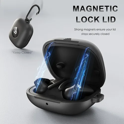 Vista 3 de Funda para Beats Powerbeats Pro 2, Funda Magnética a Prueba de Golpes para Powerbeats Pro 2 2025 Auriculares Inalámbricos, Cubierta Protectora