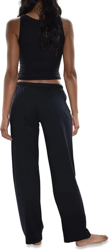 Vista 4 de Sexy Basics - Pack de 3 pantalones de pijama de punto de algodón suave y flexible para mujer