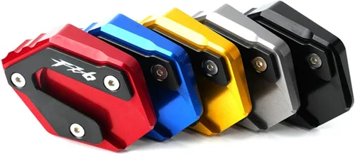 Vista 3 de KAnduo para Yamaha para FZ1 para FZ 1 2006-2015 para FZ6 para FZ6R para FZ6-S2 2004-2009 Accesorios motocicleta aluminio Kickstand pie pie lateral