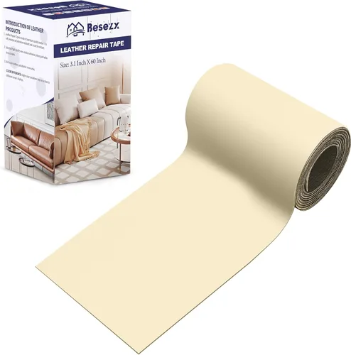 Vista 48 de Kit de cinta para reparación de cuero, parche autoadhesivo para muebles, sofá, asientos de automóvil, silla de oficina, kit de reparación de vinilo