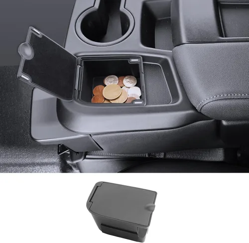 Vista 14 de Bandeja organizadora de consola central de 3 piezas y bandeja de consola compatible con Chevy Silverado 2014-2018/GMC Sierra 1500 y Silverado