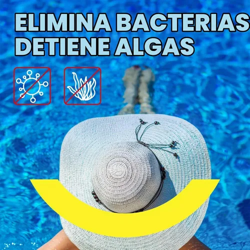 Vista 5 de PROFELIZ Tabletas estabilizadas de cloro de 1 pulgada para piscinas, jacuzzis y spa, mata bacterias y detiene las algas, disolución lenta, perfectas