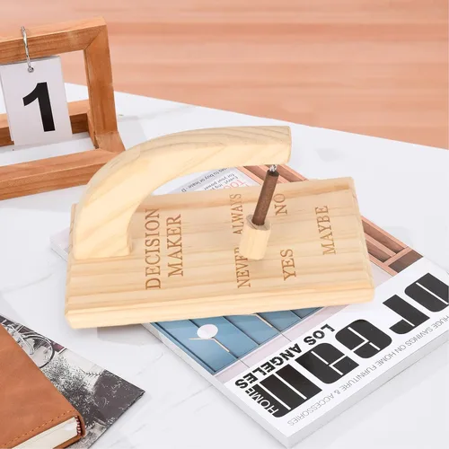 Vista 9 de Decision Maker - Péndulo magnético de madera para mesa de 7.9 x 3.9 x 5.1 pulgadas, respuesta oscilante para trastorno de dificultad