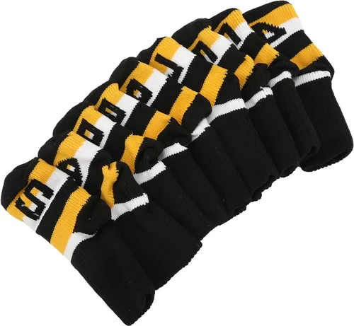 Vista 9 de Fundas de hierro de punto, fundas protectoras para golfs, juego con números para madera, ajuste conductores, calles, híbridos (negro) ocio y deportes