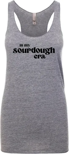 Vista 7 de Women's Graphic Racerback Tank Top, Gift for Her, Shirts with Sayings, Yoga Tee, 8
