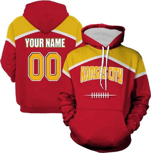 Vista 15 de Sudaderas con capucha personalizadas para hombre, regalos para fanáticos de la ciudad del fútbol, para mujeres, hombres, jóvenes, con nombre y número