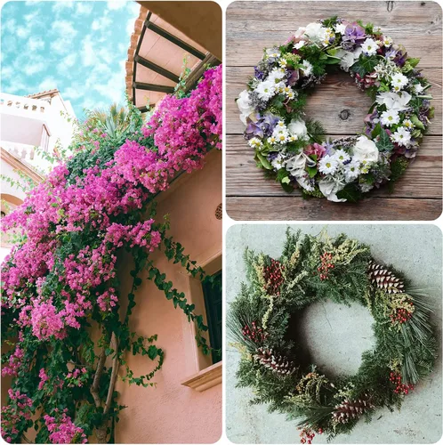 Vista 6 de AIEX 120 alfileres florales de 1.7 pulgadas para espuma, alfileres verdes de flores en U para arreglos florales, alfileres de helecho floral