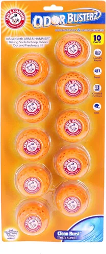 Vista 7 de Arm & Hammer Odor Busterz - Bolas desodorizantes de lavanda, ambientador y eliminador de olores, frescura de larga duración para el hogar, baño
