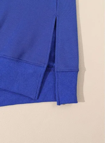 Vista 173 de SHEWIN Sudadera casual de manga larga con cuello redondo para mujer, ligera, holgada
