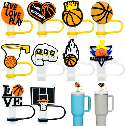 Vista 9 de 10 tapas de popote para vaso Stanley Cup de 30 y 40 onzas, de 0.394 in, reutilizables, de silicona, para copas Stanley, accesorios para vasos