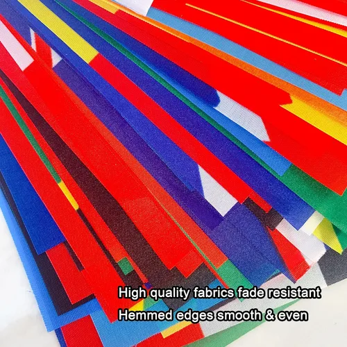 Vista 3 de Consummate Juego de banderas de cadena de 224 países del mundo internacional, mini banderas nacionales, banderas de todos los países