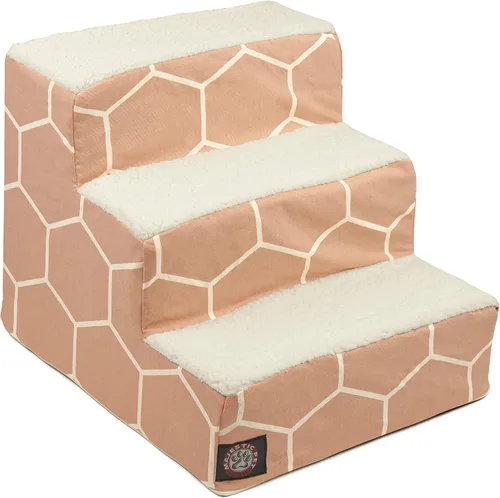Vista 104 de Majestic Pet - Escaleras portátiles para mascotas suave escalón de espuma de sherpa escalones para perros y gatos rampa para cachorros