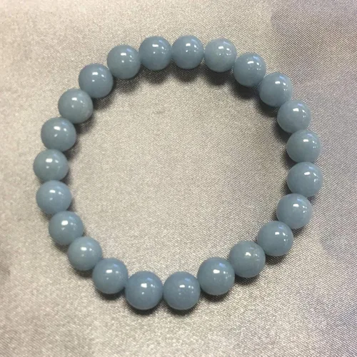 Vista 147 de Gem Avenue Handmade Round Bead Stretch Bracelet Unisex Natural Stone Beaded Jewelry for Men & Women, Elastic Wristband for Daily Wear