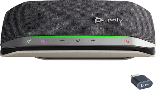Vista 4 de POLY - Sincronización de 20+ USB-A Bluetooth Smart Speakerphone personal (Plantronics) - Conéctate a teléfonos inteligentes a través