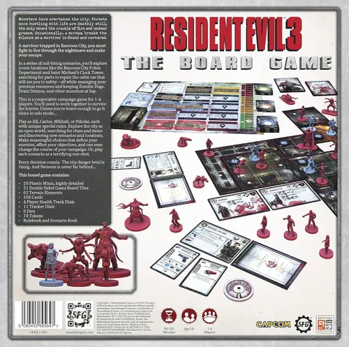 Vista 3 de Resident Evil 3 El juego de mesa juego básico