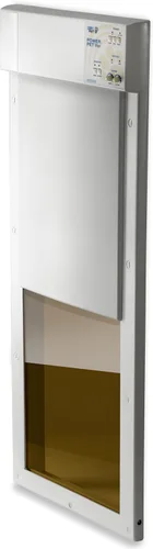 Vista 3 de Puerta electrónica para mascotas High Tech Pet , L, Blanco