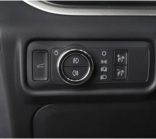 Vista 4 de Rifoda Para caja de cambios Ford Explorer, anillo de botón de arranque del motor, botón de parada del motor, anillo de perilla VOL, anillo de modo