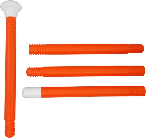 Vista 7 de Nicky Bigs Novelties Bastones de disfraz naranja y azul, juego ajustable