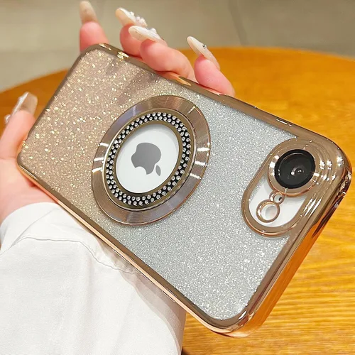 Vista 337 de Misscase Funda magnética con purpurina para iPhone 11 compatible con MagSafe, protección completa, delgada, a prueba de golpes, antiarañazos