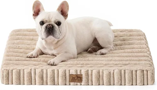 Vista 20 de COZY KISS Cama ortopédica lavable para perros para cachorros y gatos Gris
