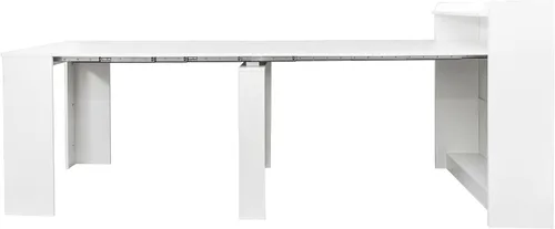 Vista 8 de Mesa de comedor extensible moderna con almacenamiento