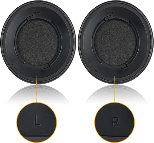 Vista 4 de Kraken Pro V2 - Almohadillas ovaladas, JARMOR - Kit de almohadillas de espuma viscoelástica de repuesto para Razer Kraken Pro V2 - Solo auriculares