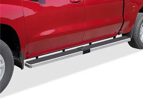 Vista 10 de APS Estribos negros compatibles con Chevy Silverado GMC Sierra 1500 2019-2026 Crew Cab y 2500 HD 3500 HD 2020-2026