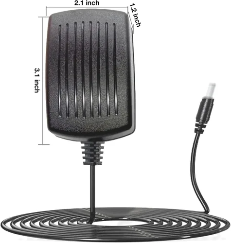 Vista 2 de Adaptador AC/DC de 6.5 pies para Toshiba SD-P1850 S/N Reproductor de DVD portátil Cargador de fuente de alimentación