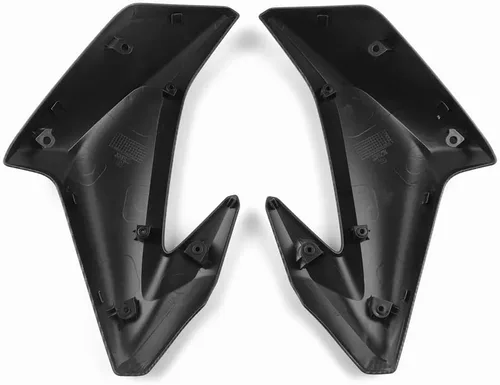 Vista 5 de GLoyer Motorcycle Windshield Unpainted Motorcycle Front Gas Tank Side Trim Insert Cover Panel Fairing Cowl Compatible with Kawasaki Z900 2017 2018