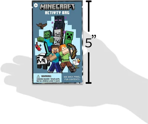 Vista 2 de Minecraft Favores de Fiesta para Niños Paquete ~ 24 Mini Paquetes de Juego con Libros para Colorear, Calcomanías, Crayones, Más Suministros